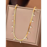 Gold Plated Stone Studded Pendant